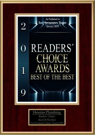 Hessian Plumbing Readers' Choice Award